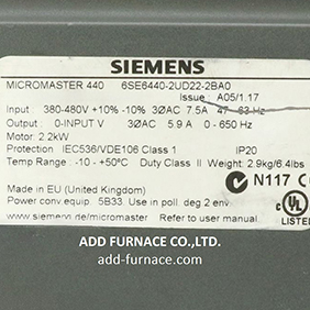 6SE6440-2UD22-2BA0